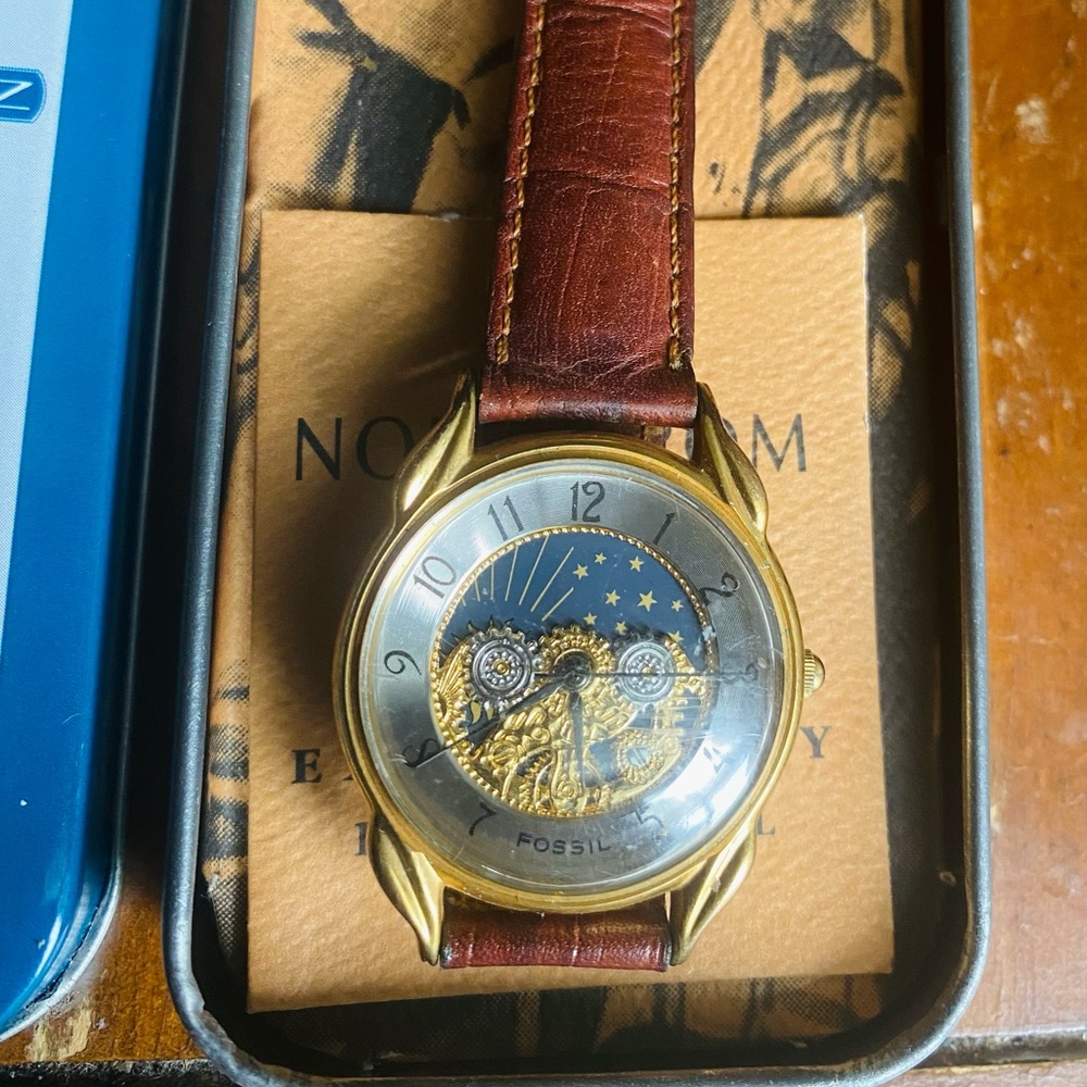 1995 MOON PHASE SKELETON WATCH SK-4906

WORKING